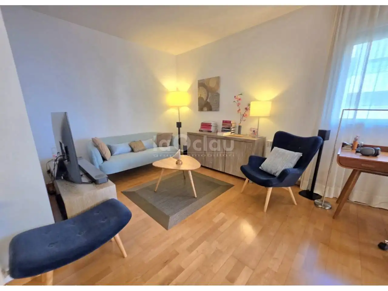 Living room of Flat for sale in Vic  with Heating, Parquet flooring and Terrace