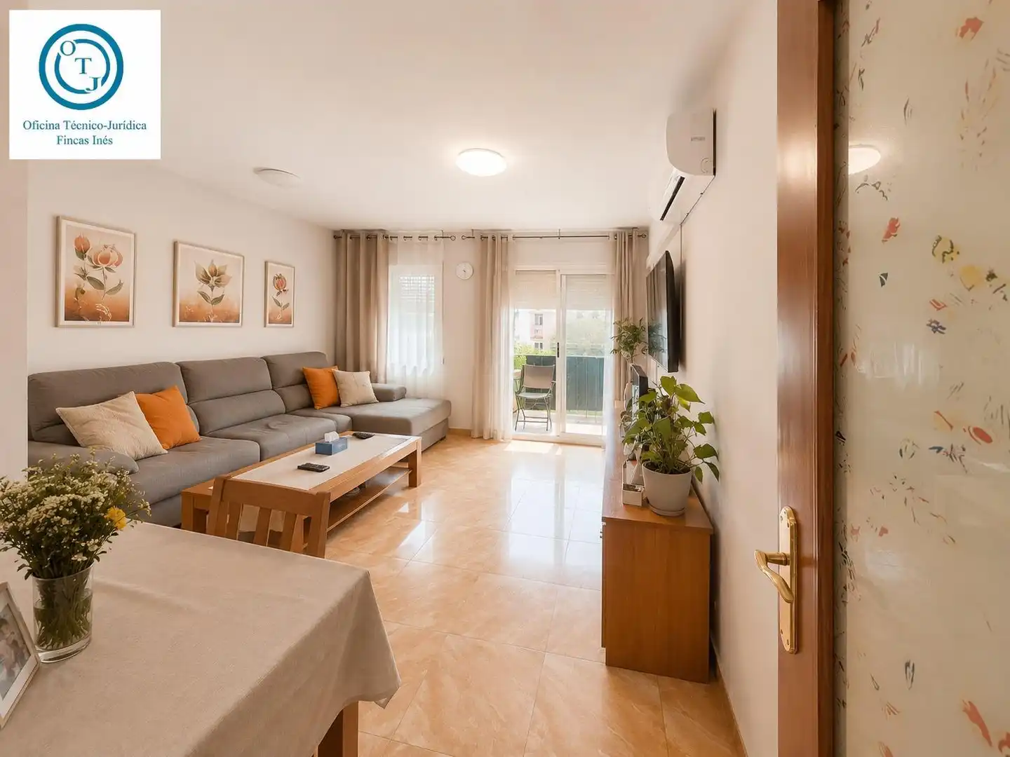 Wohnzimmer von Wohnung zum Verkauf in Mollet del Vallès mit Klimaanlage und Balkon