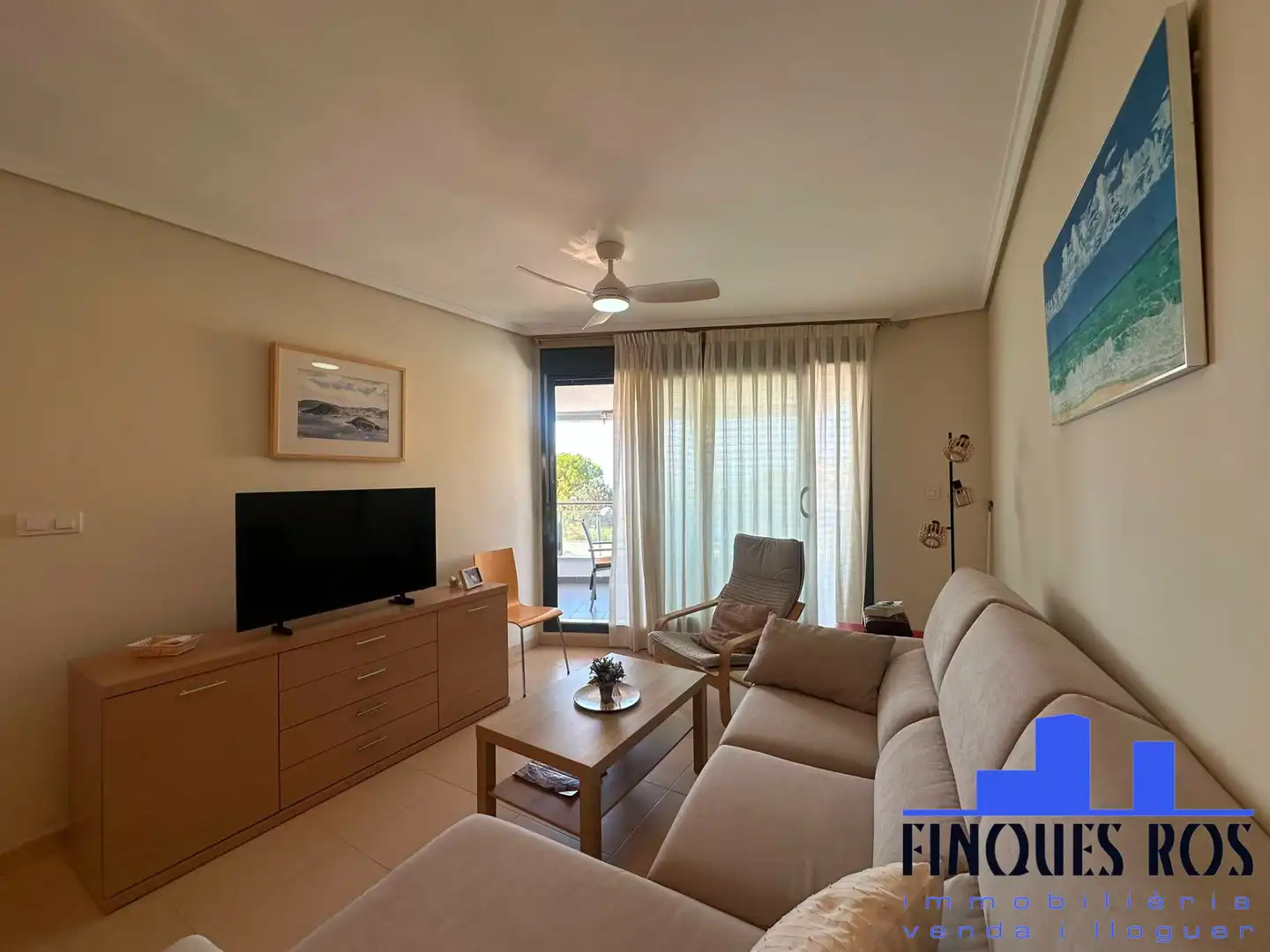 Sala d'estar de Apartament en venda en Vinaròs amb Aire condicionat, Calefacció i Terrassa
