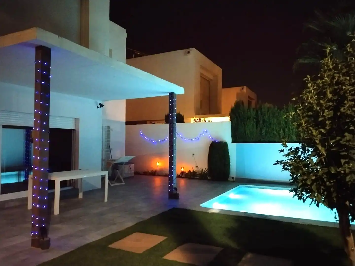 Terrassa de Casa o xalet en venda en Cartagena amb Aire condicionat, Jardí privat i Terrassa