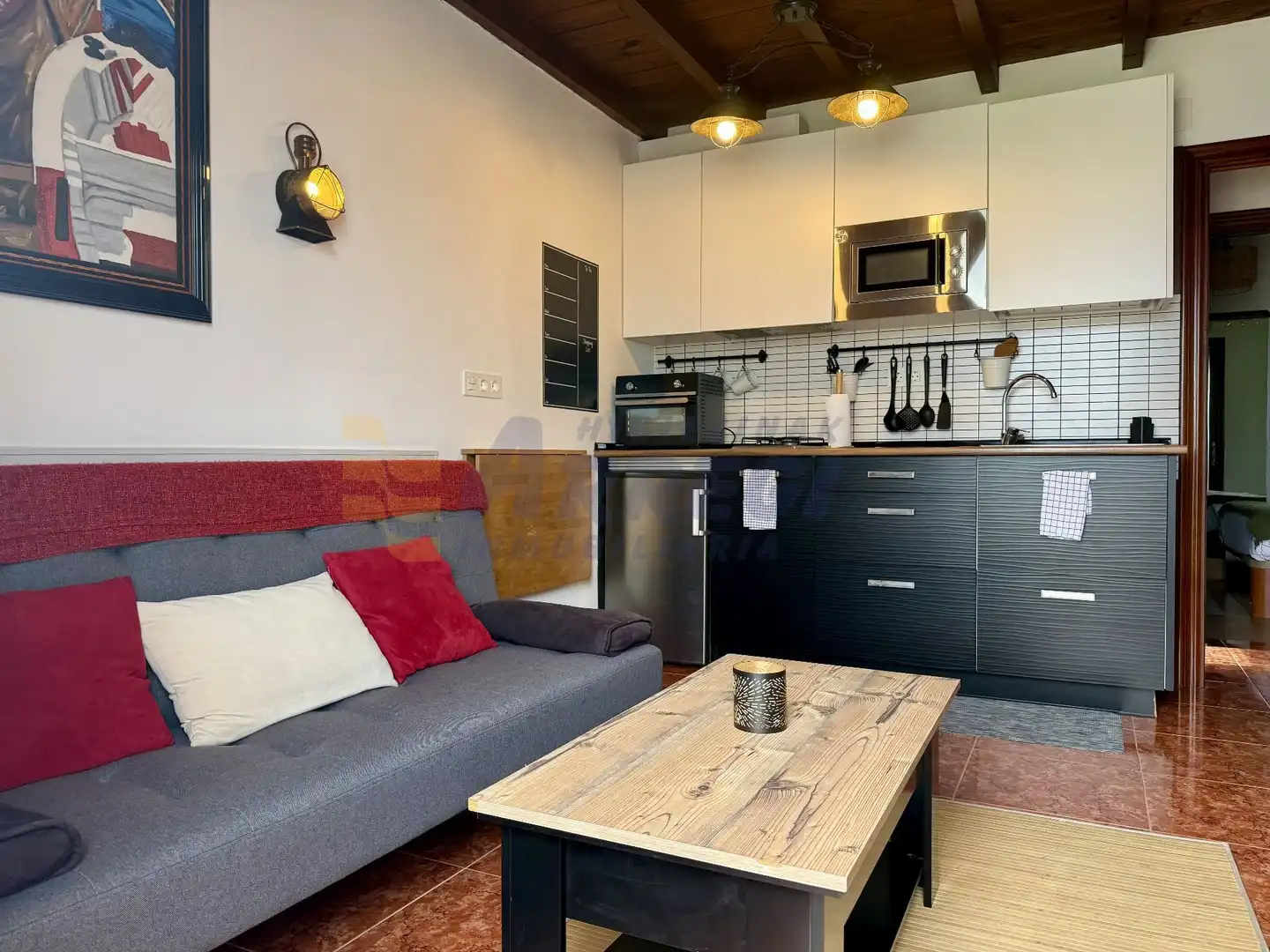 Sala d'estar de Casa o xalet en venda en Mutriku amb Calefacció, Jardí privat i Traster