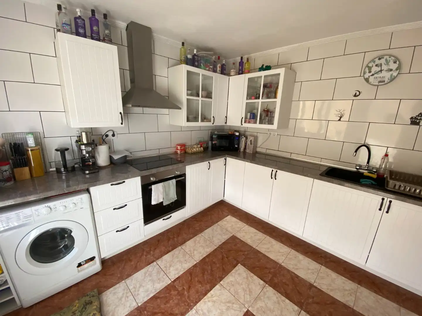 Cocina de Finca rústica en venta en Sax con Aire acondicionado, Calefacción y Jardín privado