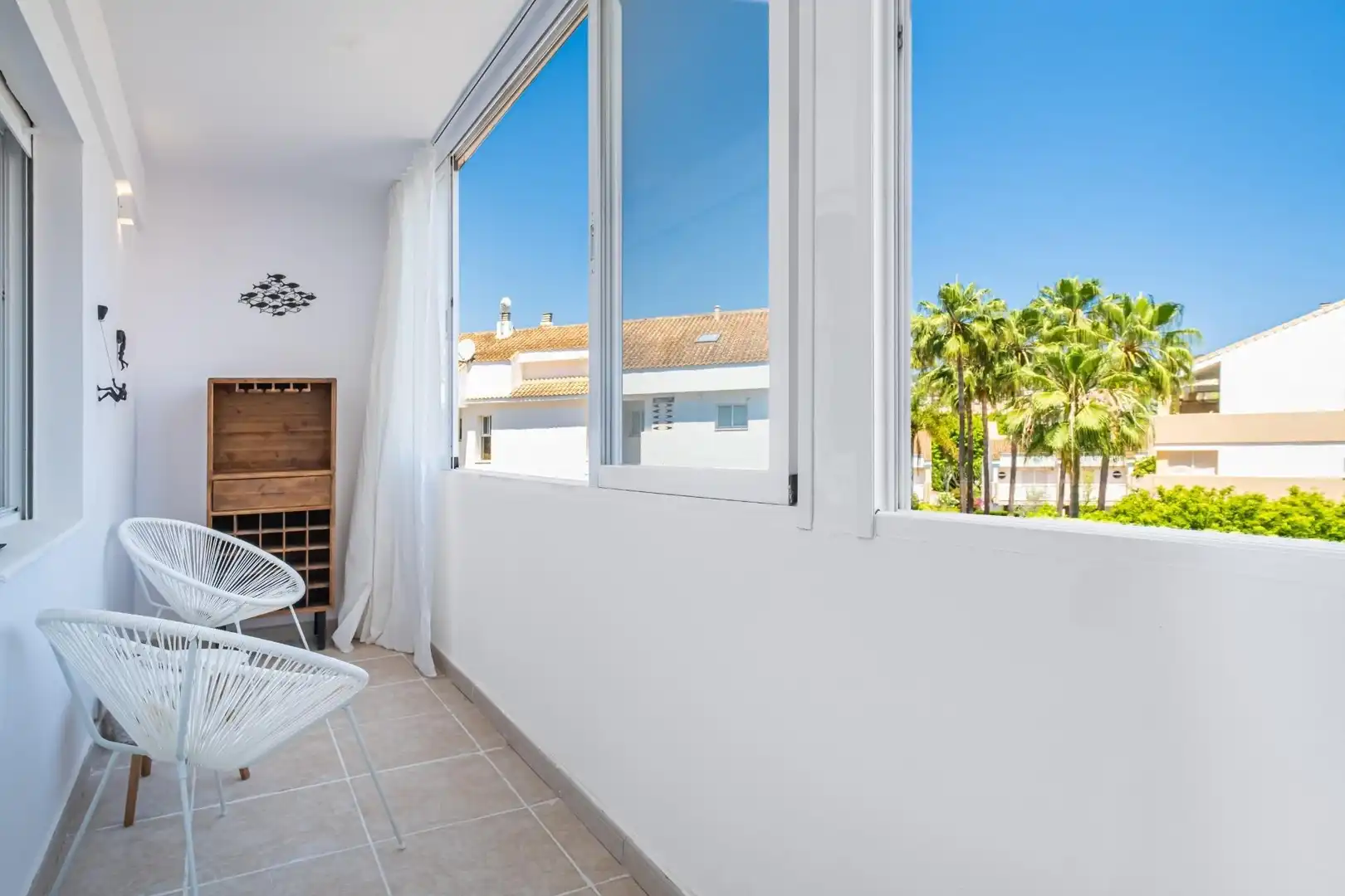 Terrassa de Apartament en venda en Jávea / Xàbia amb Aire condicionat, Calefacció i Moblat