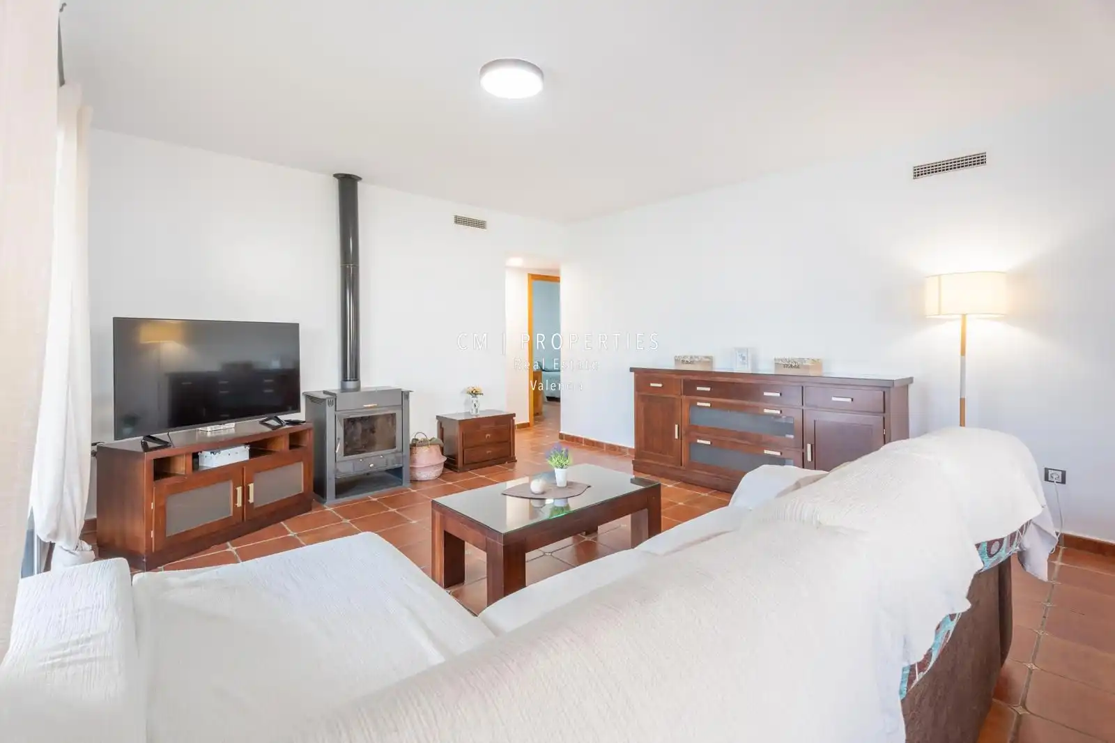 Living room of Houses for rent in Riba-roja de Túria  with Air Conditioner, Heating and Terrace