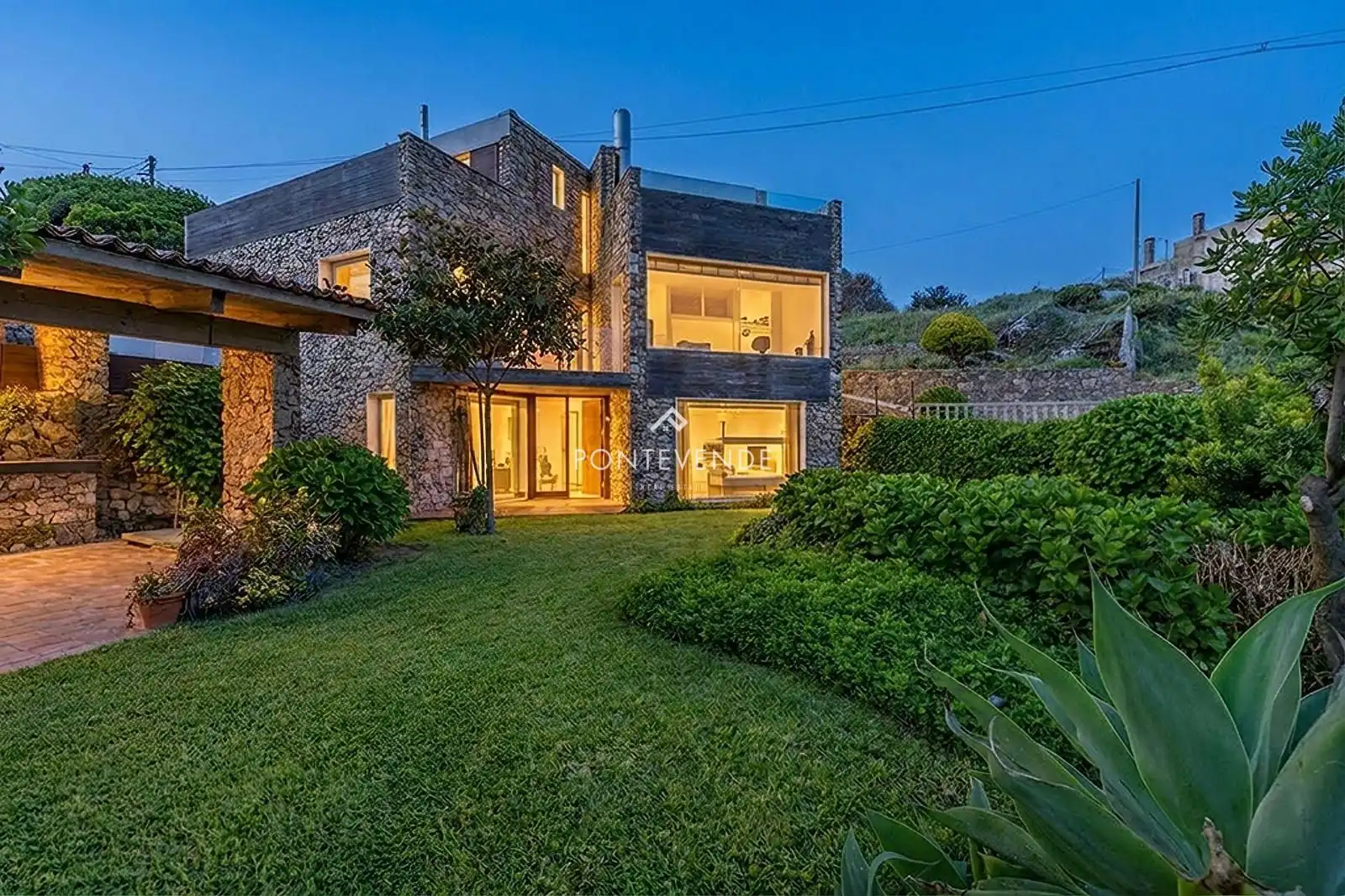 Exterior view of Houses for sale in A Guarda    with Heating, Terrace and Storage room