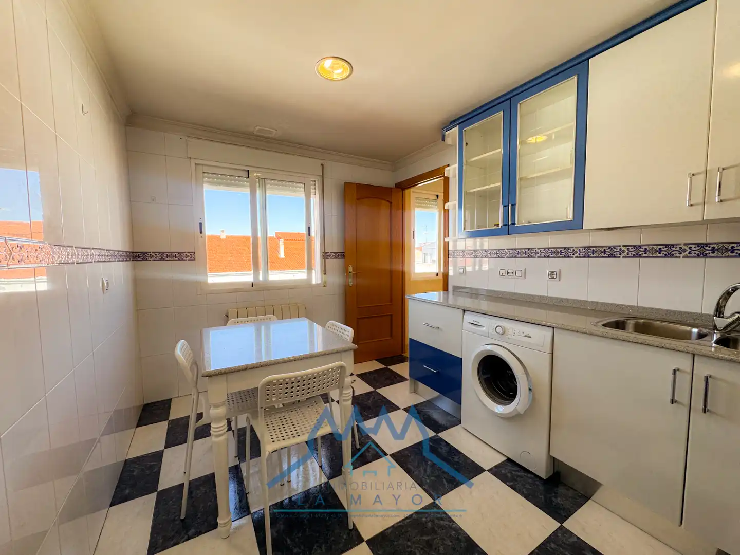Kitchen of Flat for rent in Ciudad Real  with Air Conditioner, Terrace and Furnished