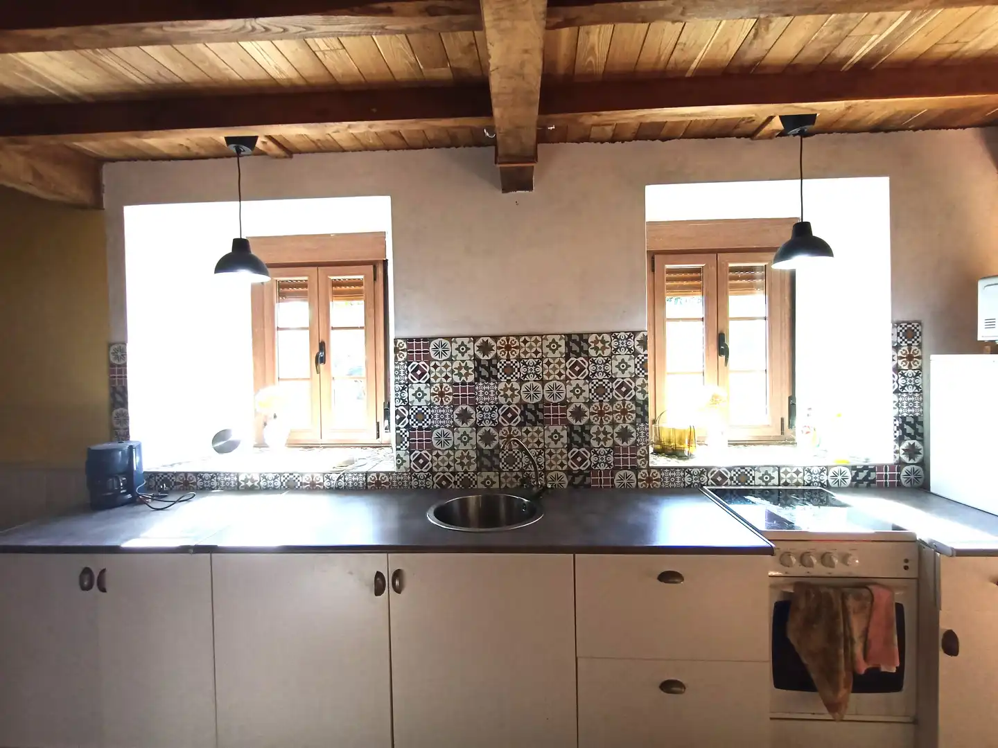 Cocina de Finca rústica en venta en Vilalba con Calefacción, Jardín privado y Terraza