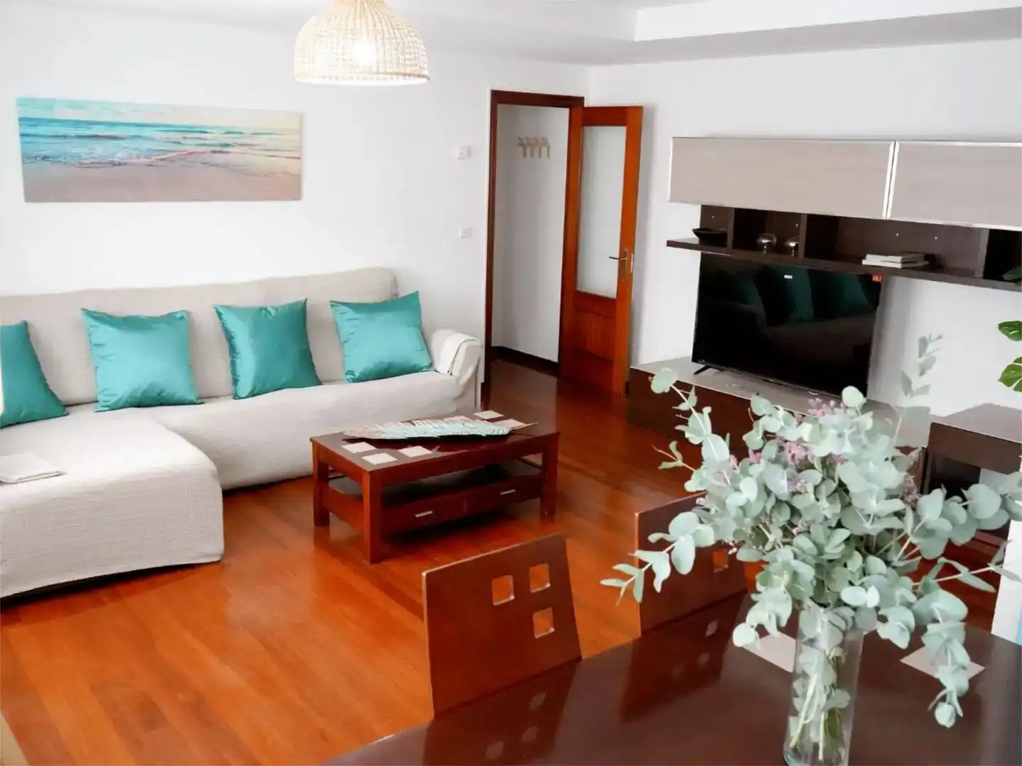 Living room of Flat for rent in Piélagos  with Air Conditioner