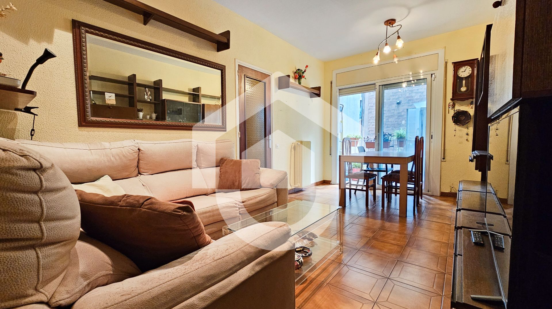 Sala de estar de Piso en venta en  Barcelona Capital con Amueblado