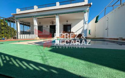 Exterior view of House or chalet for sale in Palma del Río  with Air Conditioner and Swimming Pool