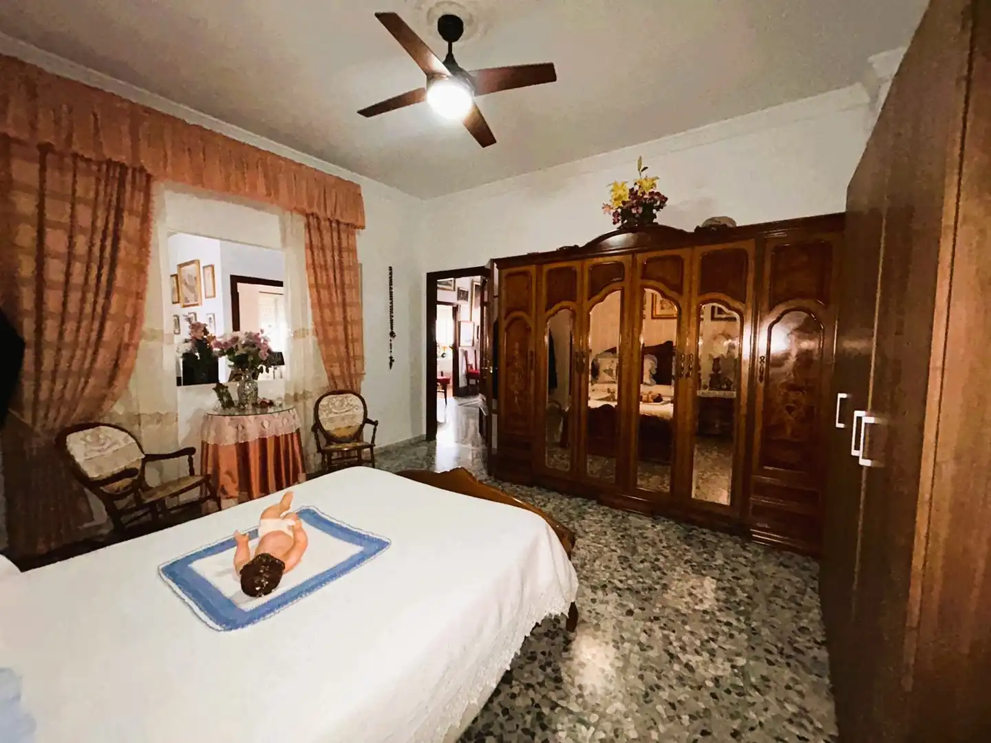 Bedroom of Detached homes for sale in Umbrete  with Air Conditioner, Terrace and Storage room