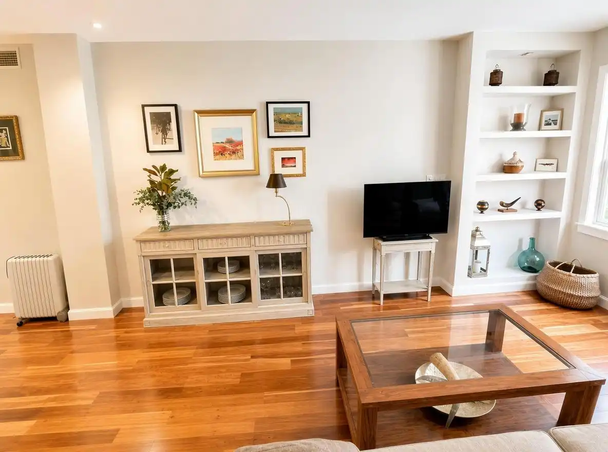 Wohnzimmer von Wohnung zur Miete in Alicante / Alacant mit Parkett und Möbliert