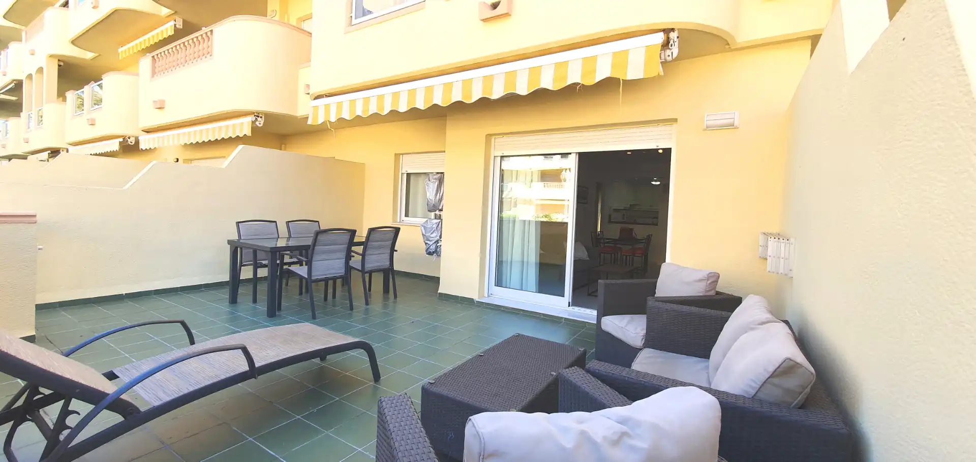 Terraza de Apartamento de alquiler en Dénia con Aire acondicionado, Calefacción y Terraza