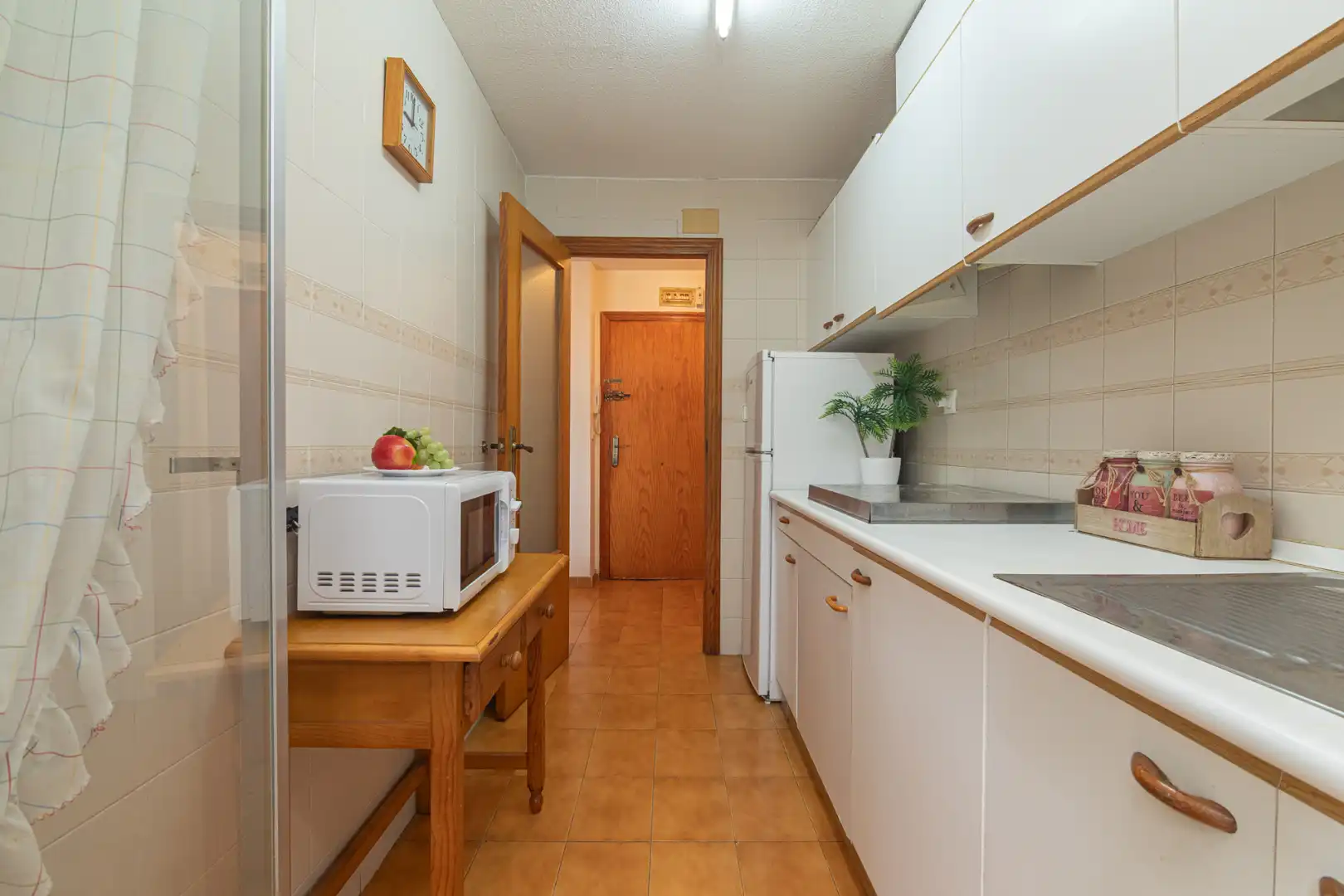 Küche von Wohnung zum Verkauf in Santa Pola mit Klimaanlage, Möbliert und Balkon
