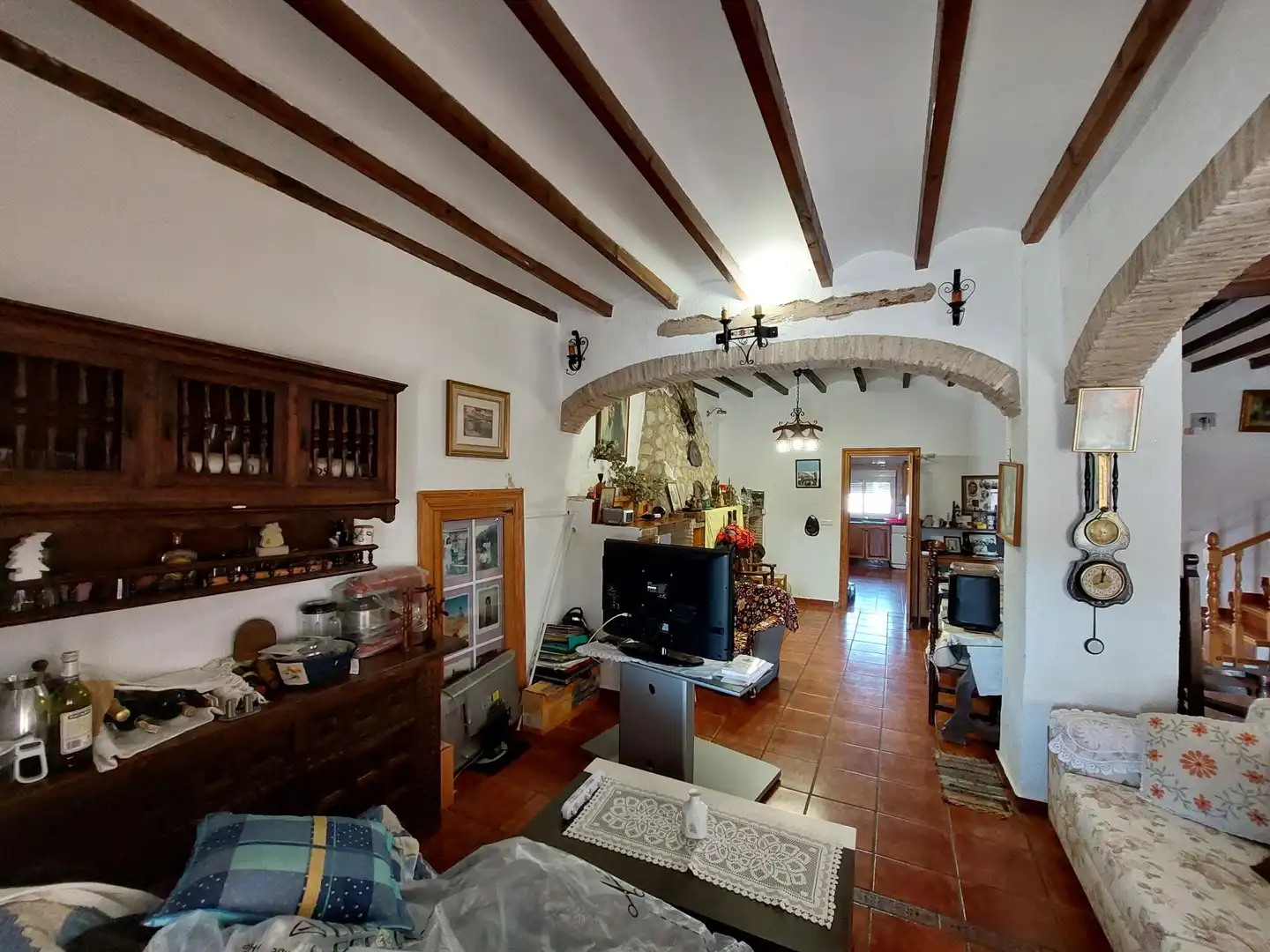 Sala de estar de Casa o chalet en venta en Ondara con Aire acondicionado, Calefacción y Jardín privado