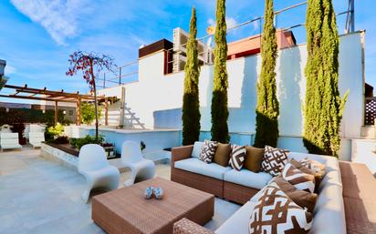 Terrace of Attic for sale in  Madrid Capital  with Air Conditioner, Heating and Parquet flooring