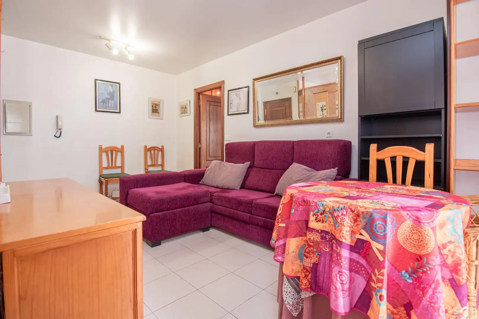 Living room of Flat for sale in Ares  with Storage room and Furnished