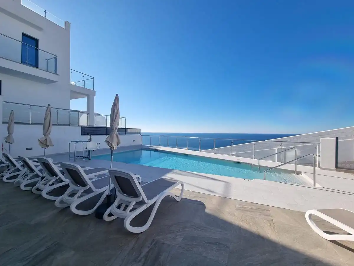 Swimming pool of Duplexes for sale in Nerja  with Air Conditioner, Heating and Terrace