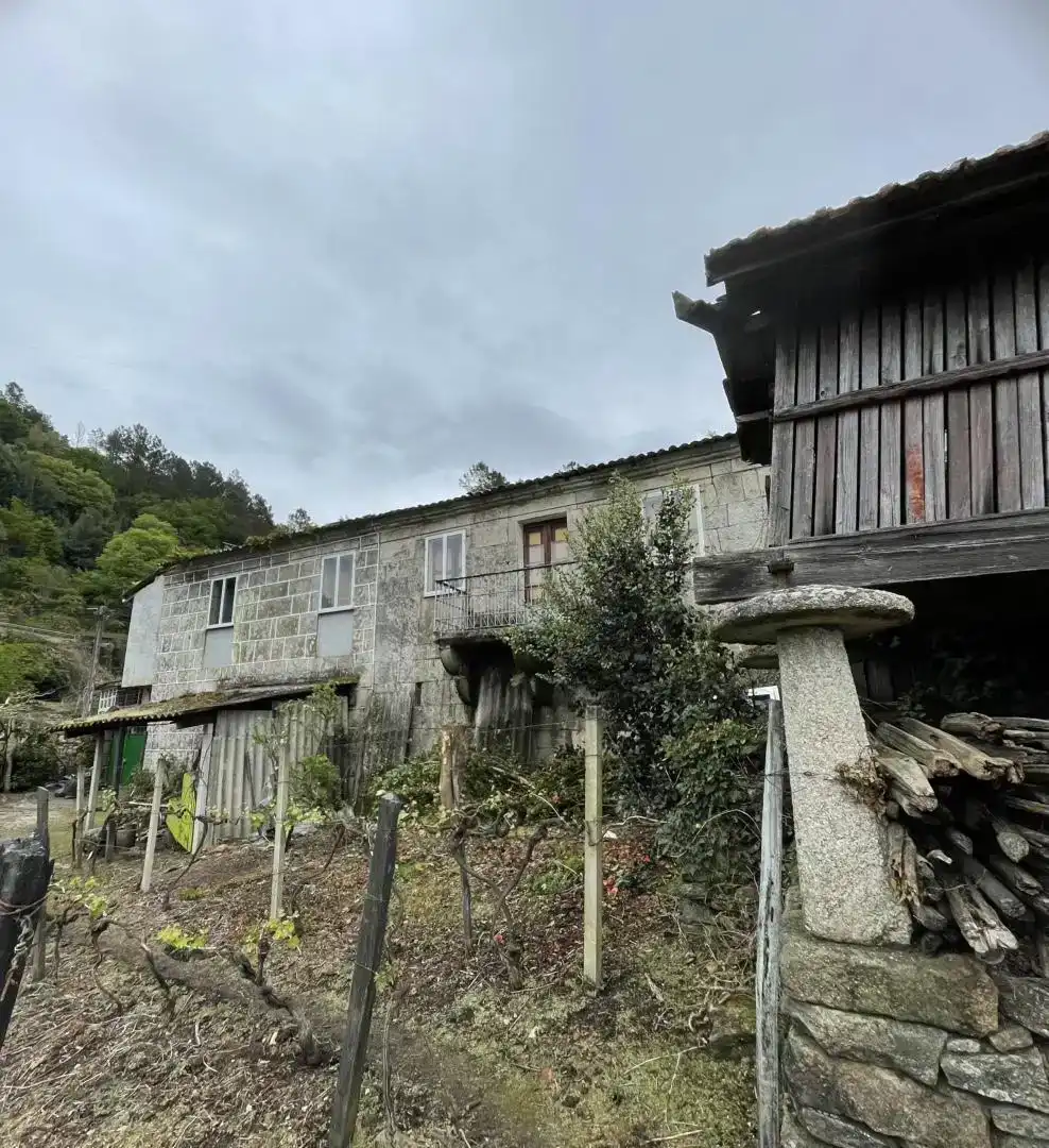 Vista exterior de Casa o xalet en venda en A Arnoia amb Balcó