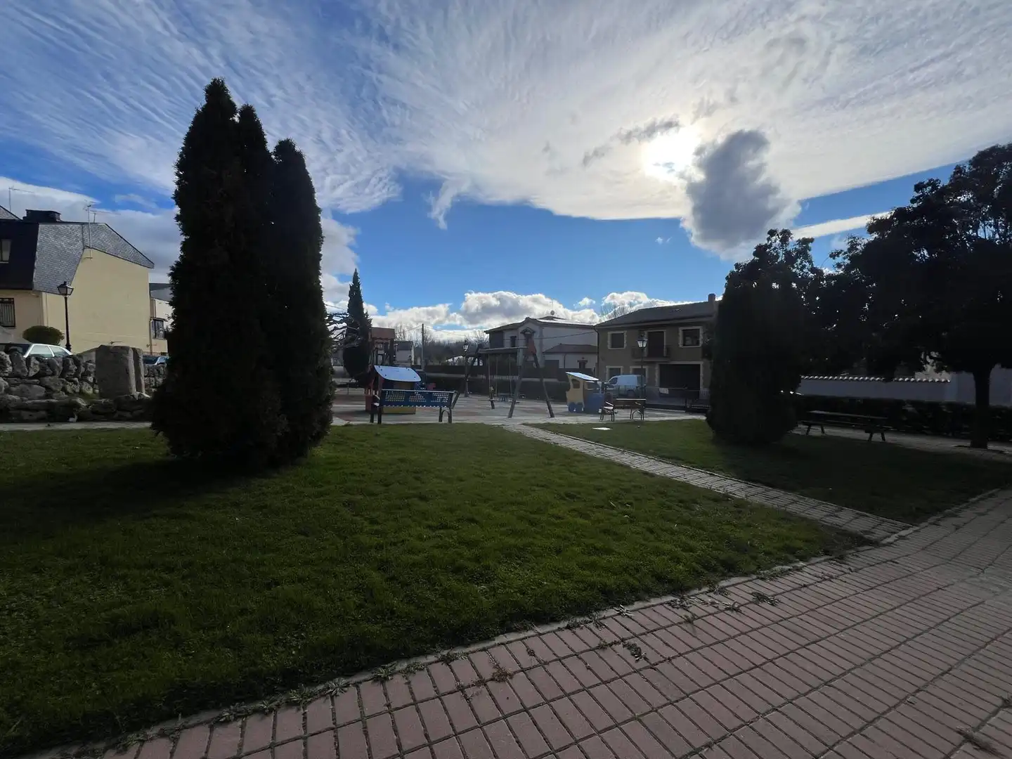 Vista exterior de Casa o chalet en venta en Turégano con Terraza