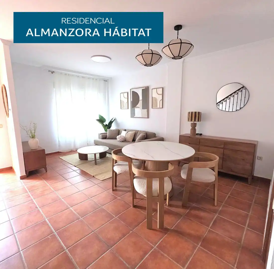 Sala de estar de Casa adosada en venta en Cuevas del Almanzora con Terraza y Piscina comunitaria