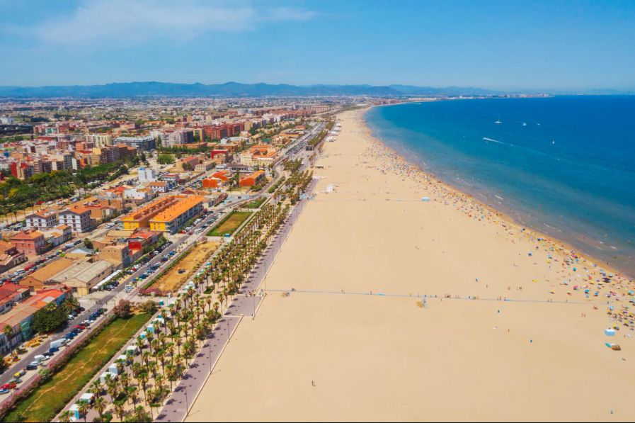 Exterior view of Flat for sale in  Valencia Capital  with Terrace