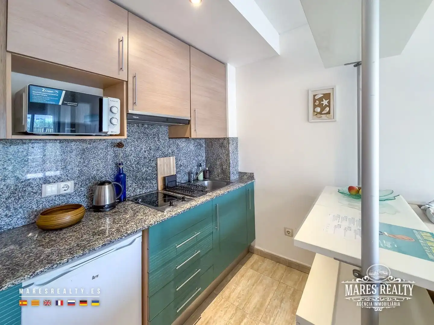 Kitchen of Flat for sale in Lloret de Mar  with Air Conditioner and Heating