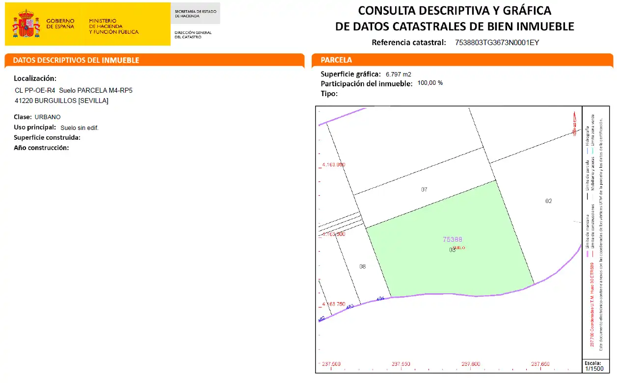 Residential for sale in Pp-Oe-R5, Burguillos