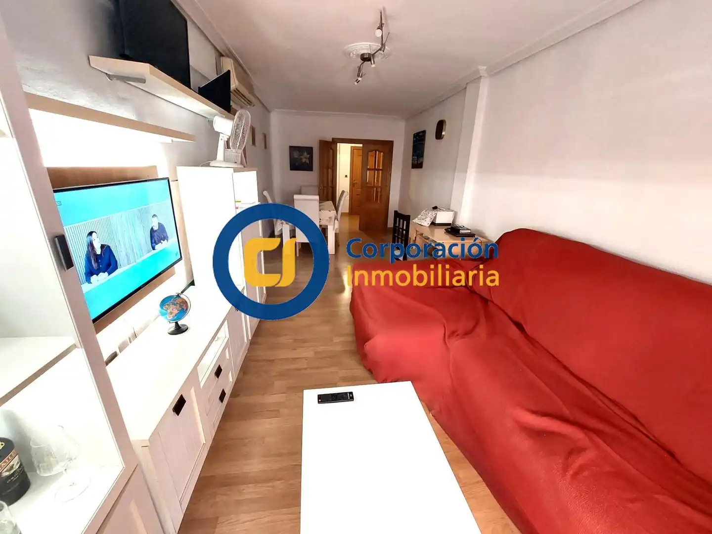 Sala de estar de Piso en venta en Lorca con Amueblado y Balcón