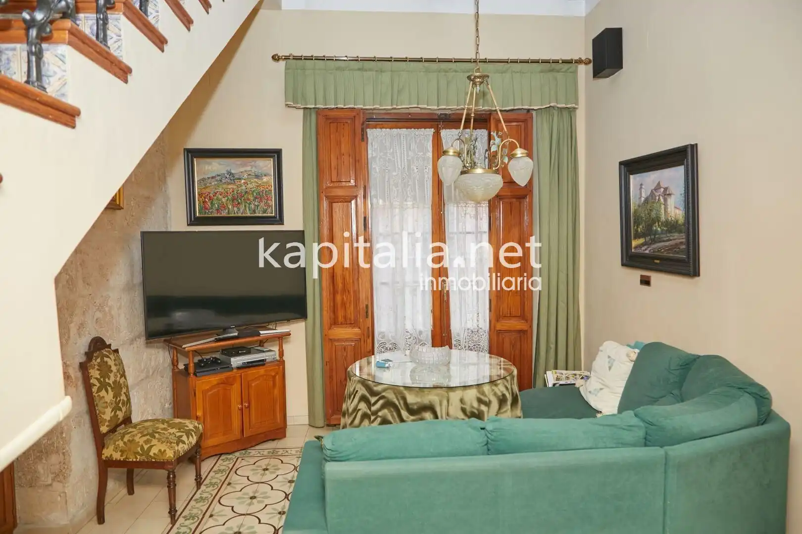 Sala de estar de Casa o chalet en venta en Xàtiva con Aire acondicionado, Jardín privado y Terraza