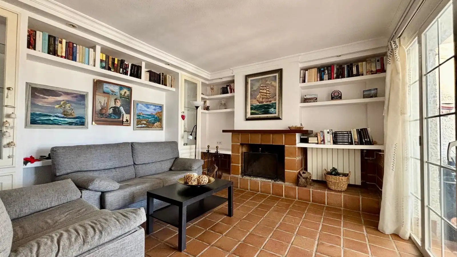 Sala de estar de Casa o chalet en venta en Cartagena con Calefacción, Terraza y Amueblado