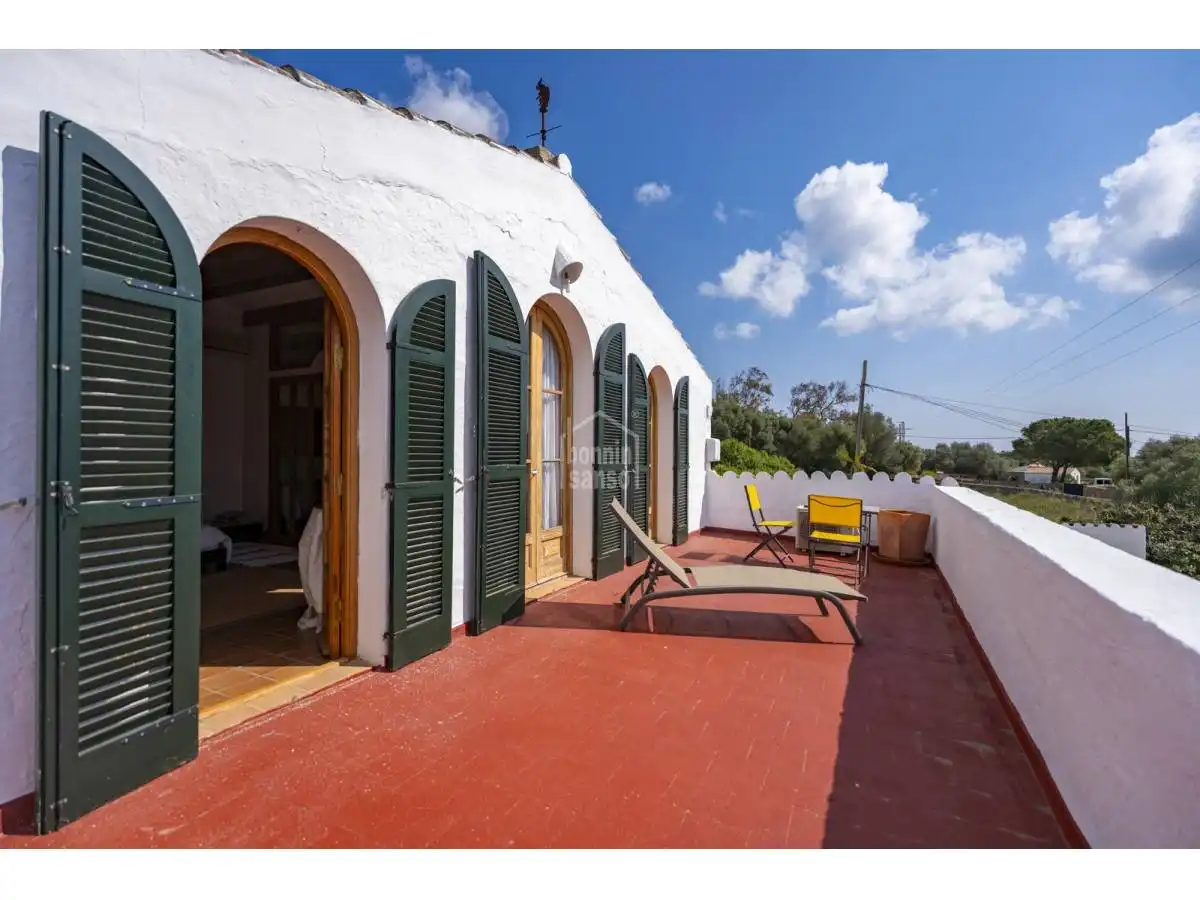 Terrace of Country homes for sale in Maó - Mahón  with Private garden, Terrace and Swimming Pool