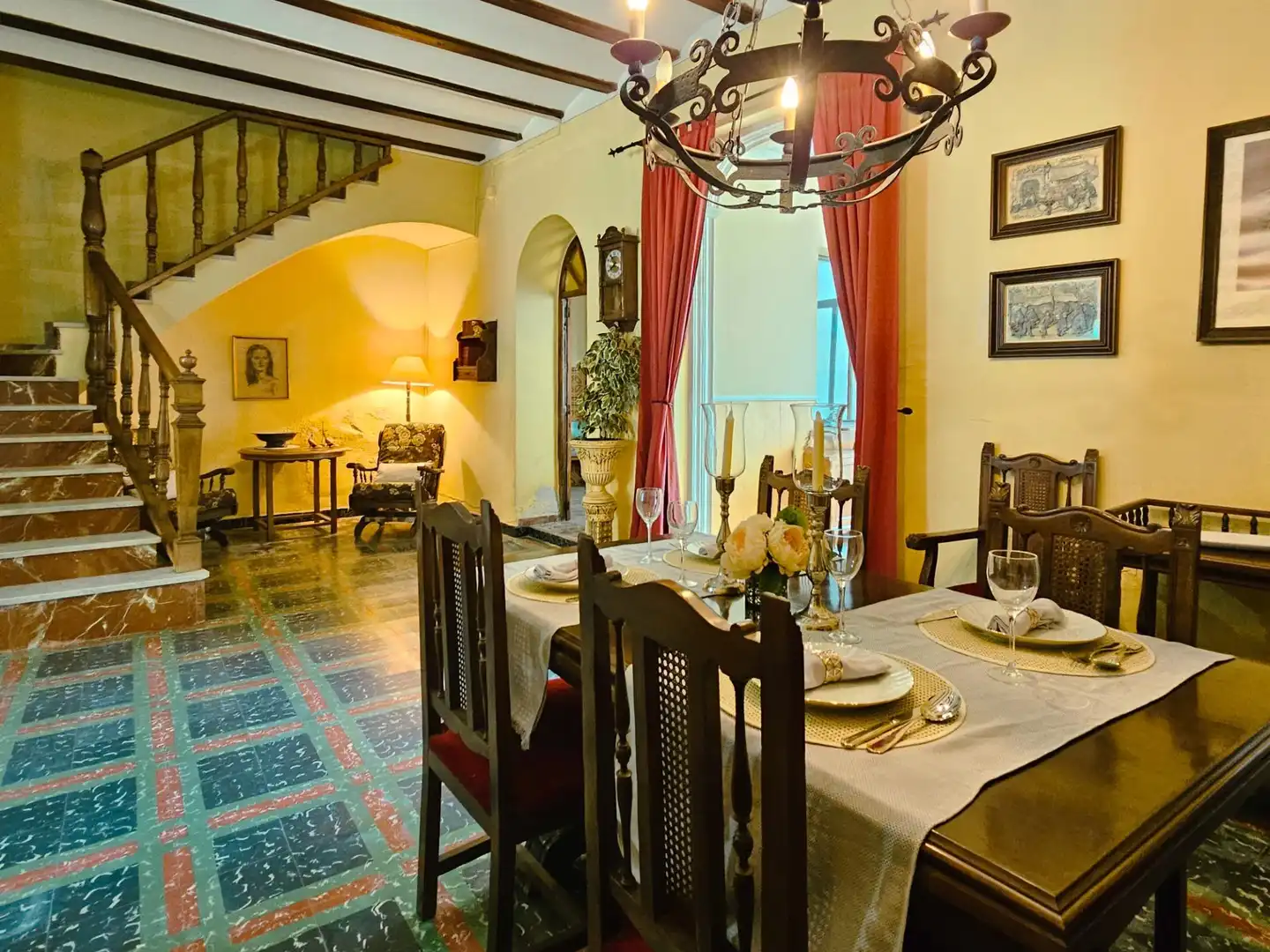 Comedor de Finca rústica en venta en La Llosa de Ranes con Aire acondicionado, Jardín privado y Terraza