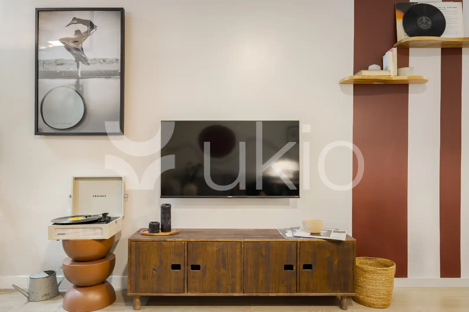 Sala d'estar de Apartament de lloguer en Madrid amb Calefacció, Moblat i Forn