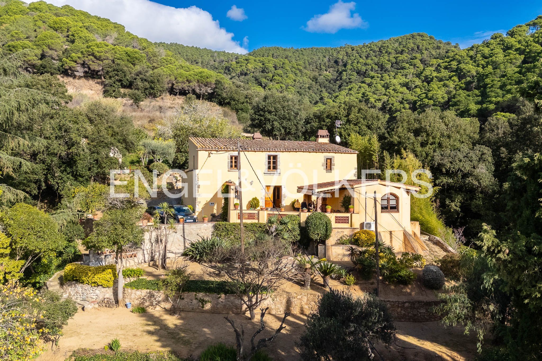 Vista exterior de Casa o xalet en venda en Arenys de Munt amb Aire condicionat, Calefacció i Jardí privat