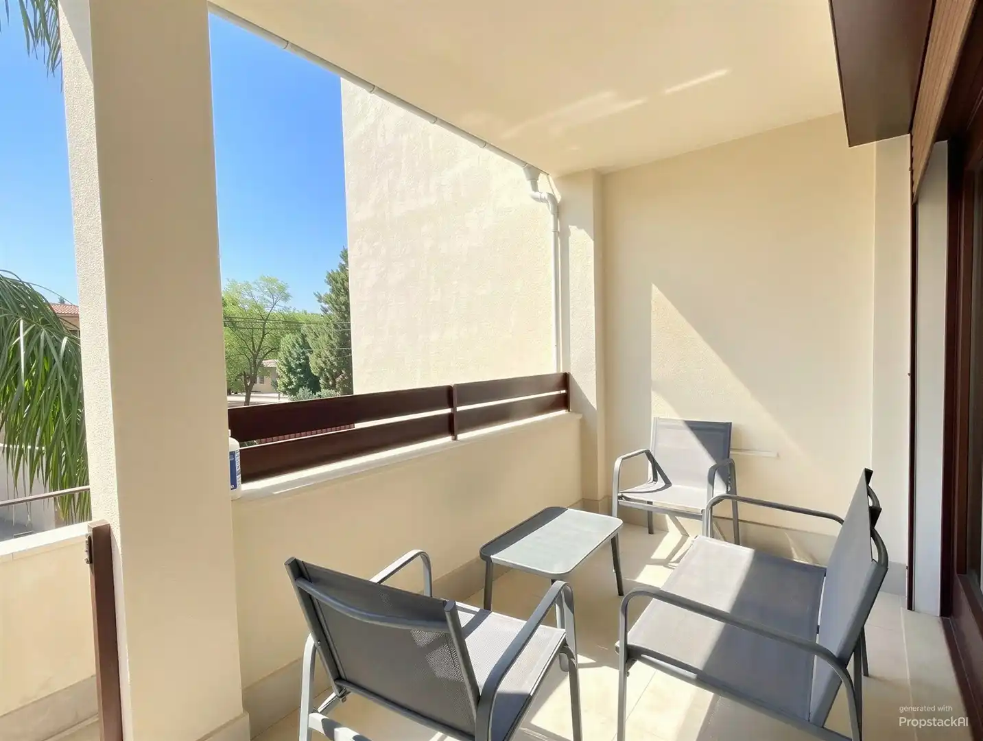 Terrasse von Wohnung zur Miete in Mancor de la Vall mit Klimaanlage, Heizung und Terrasse