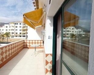 Terrace of Flat to rent in Benalmádena  with Air Conditioner, Private garden and Terrace