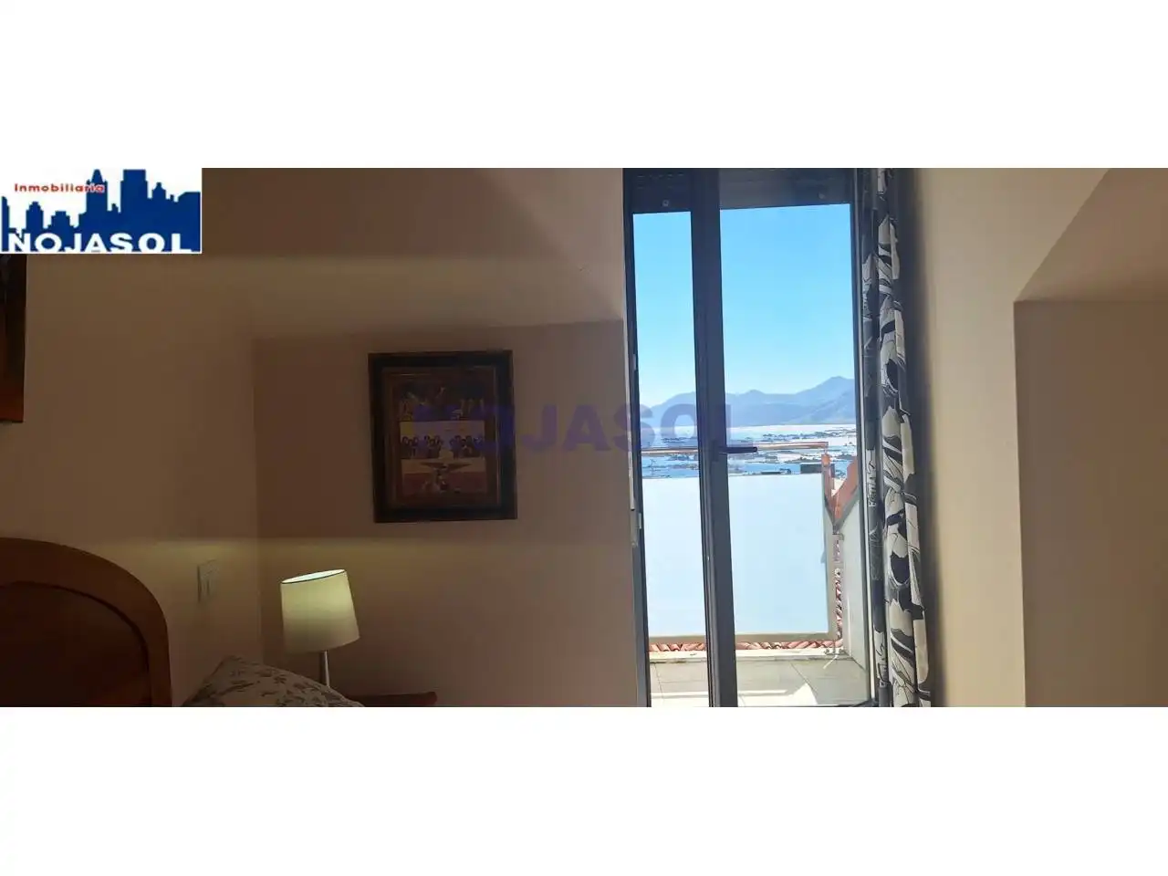 Schlafzimmer von Dachboden zur Miete in Noja mit Heizung, Terrasse und Abstellraum