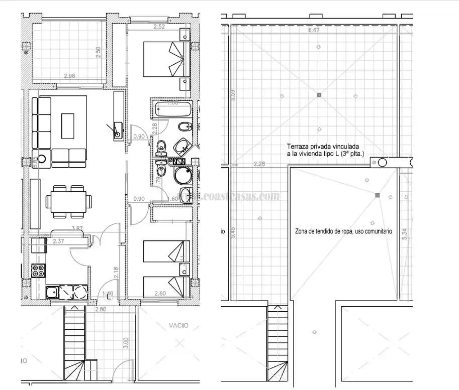 Wohnungen zum Verkauf in Orihuela mit Klimaanlage, Heizung und Terrasse