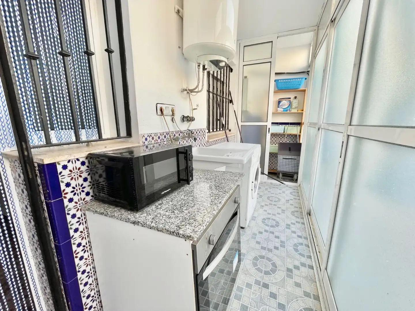 Küche von Haus oder Chalet zur Miete in San Pedro del Pinatar mit Klimaanlage, Heizung und Terrasse