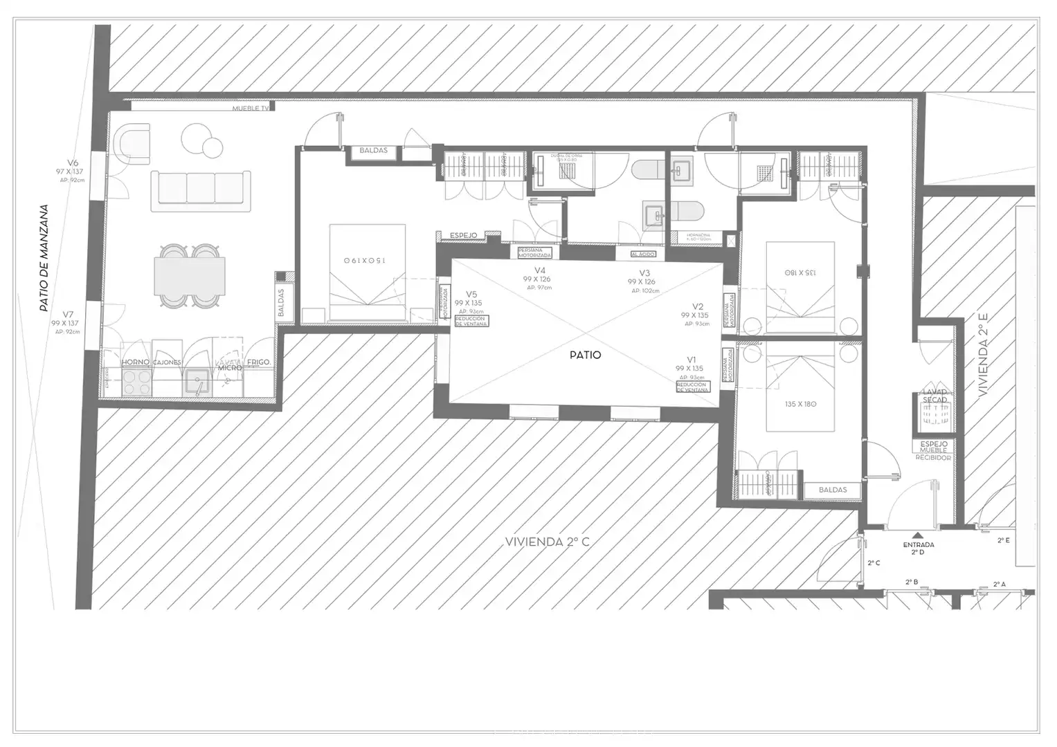 Apartment with lift for sale in Calle del Alcalde Sainz de Baranda, imagen 26