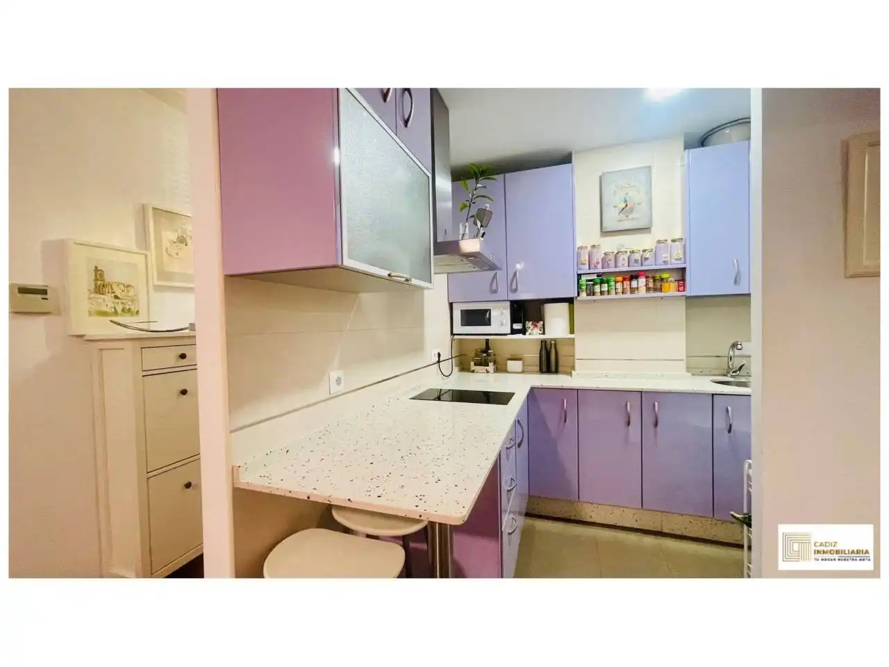 Cocina de Piso en venta en Cádiz con Aire acondicionado, Parquet y Amueblado
