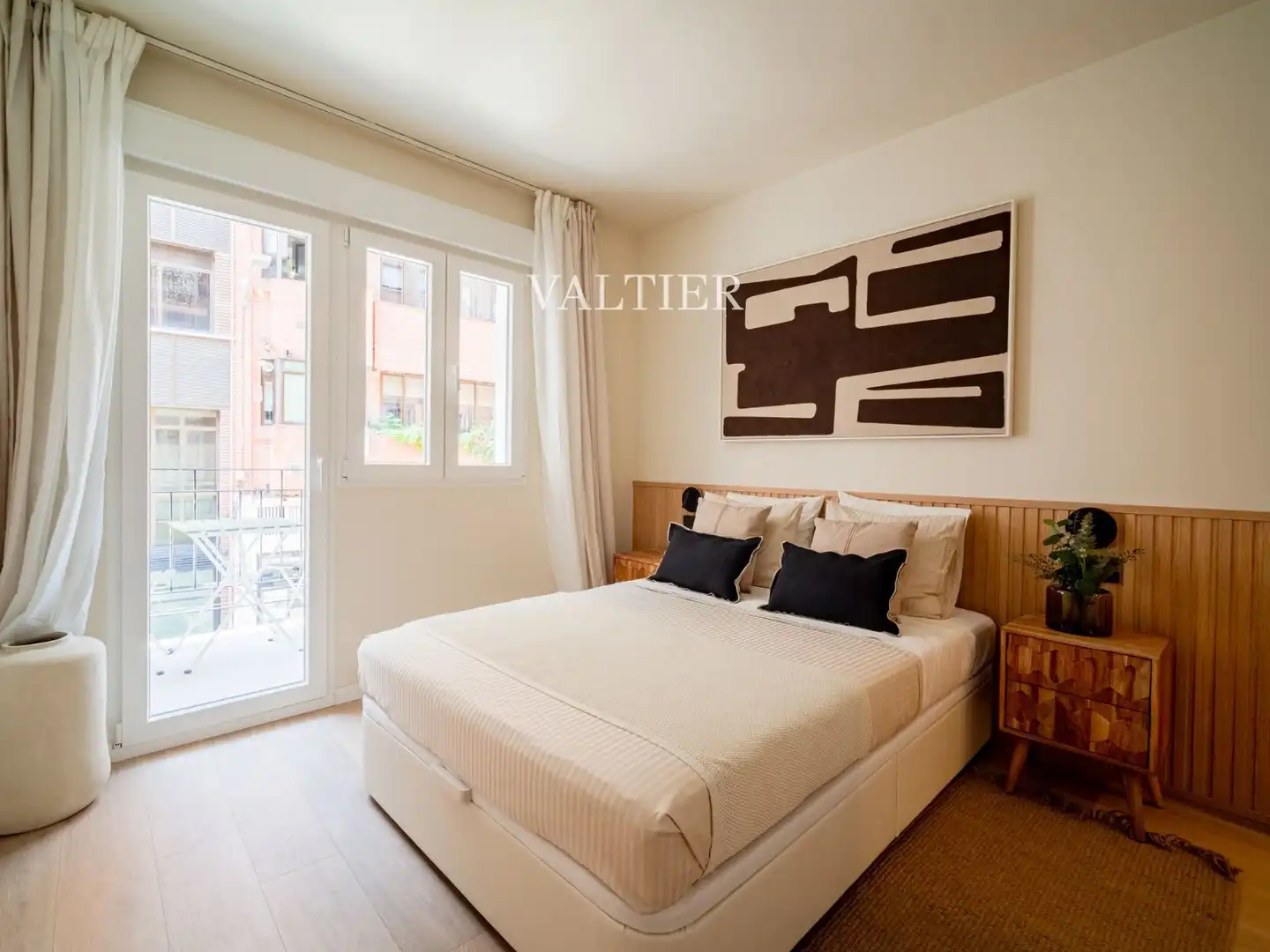 Bedroom of Flat for rent in Madrid  with Terrace and Furnished