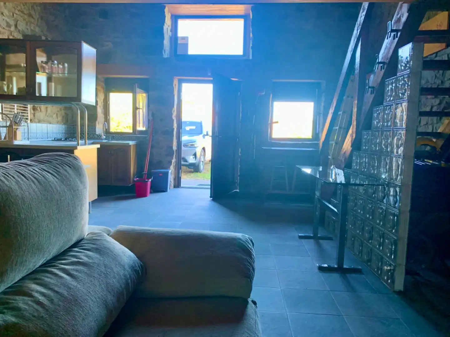 Sala de estar de Casa o chalet en venta en San Roque de Riomiera con Jardín privado