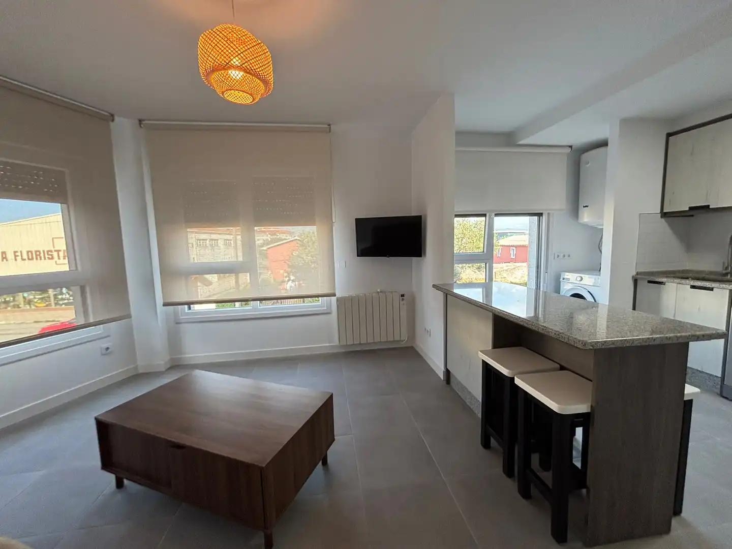 Living room of Apartments for rent in Ferrol  with Heating, Storage room and Furnished