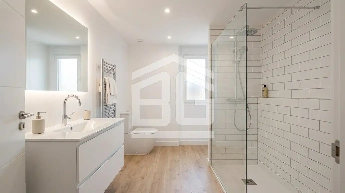 Bathroom of Flat for sale in Canovelles  with Air Conditioner, Heating and Parquet flooring
