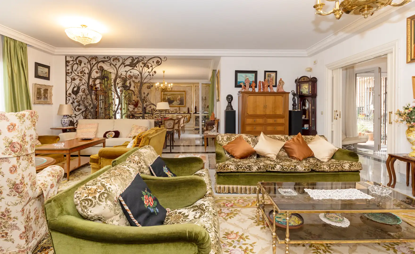 Sala de estar de Casa o chalet en venta en Málaga con Aire acondicionado, Calefacción y Jardín privado