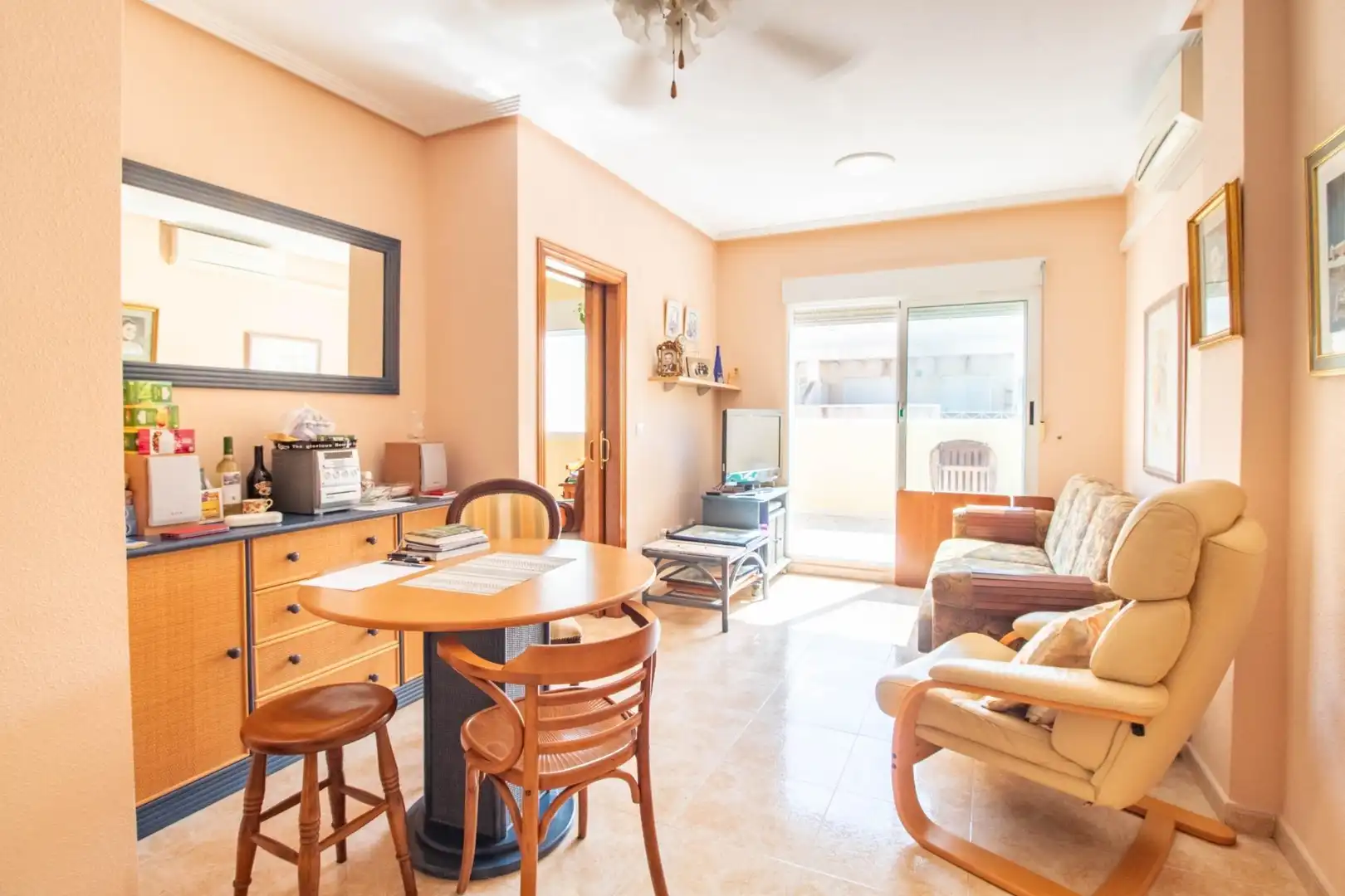 Living room of Attic for sale in Torrevieja  with Air Conditioner, Terrace and Storage room