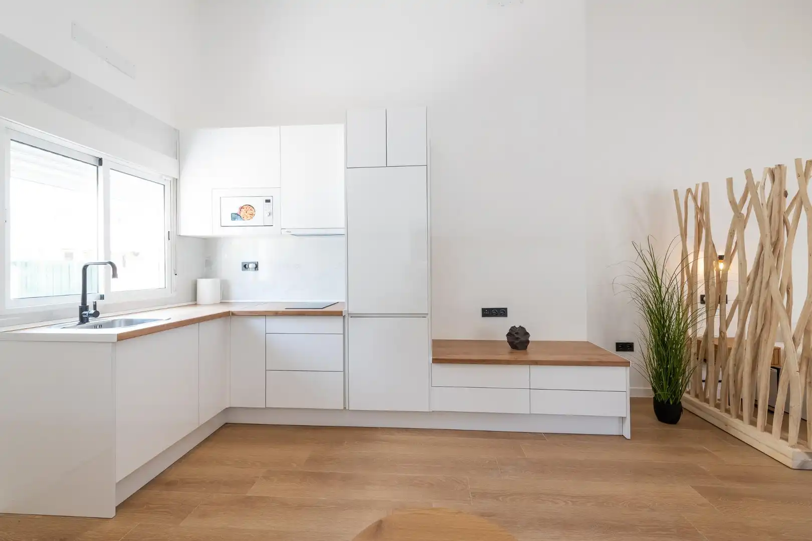 Kitchen of Flat for sale in Málaga  with Furnished