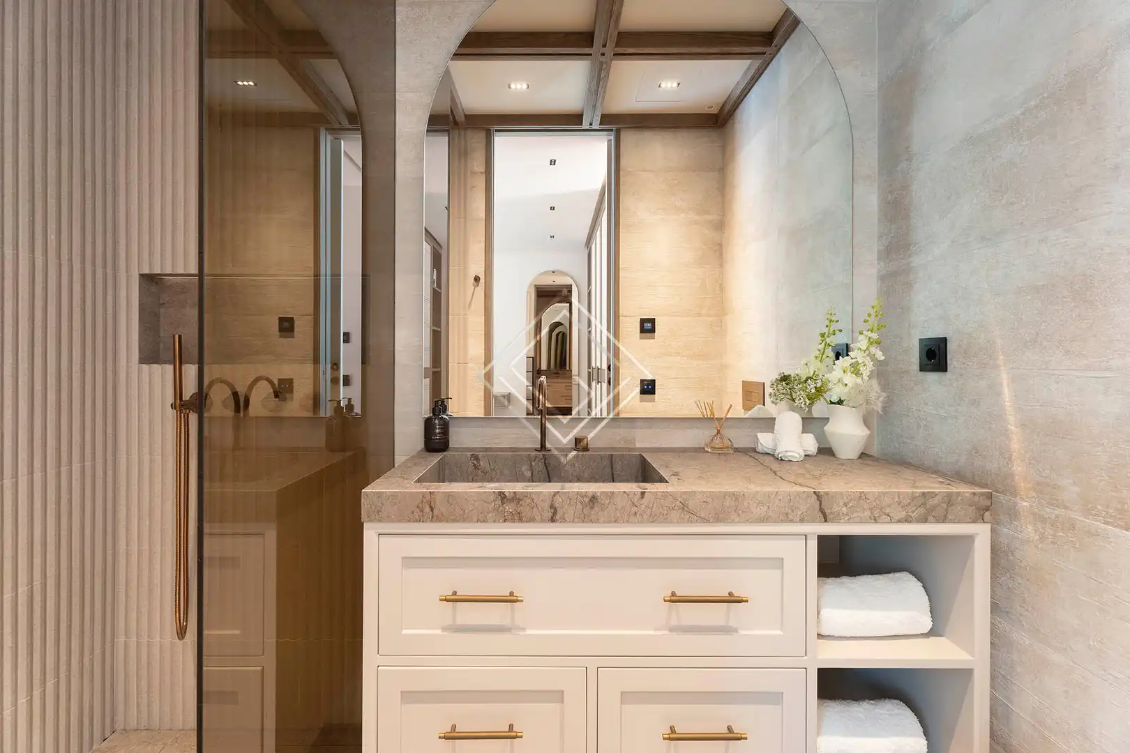 Baño de Casa o chalet en venta en Marbella con Aire acondicionado, Jardín privado y Terraza